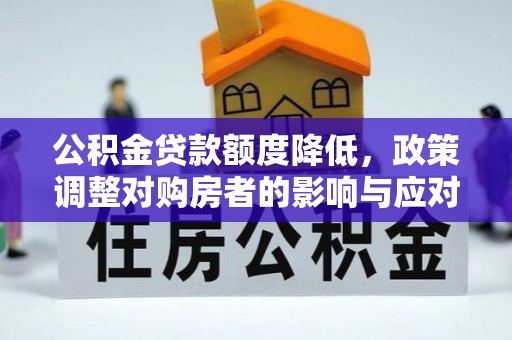 吴兴公积金贷款额度降低，政策调整对购房者的影响与应对策略