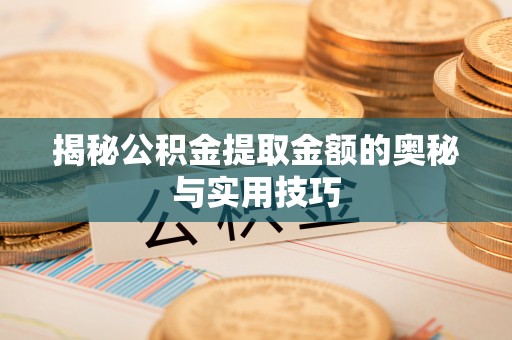 吴兴揭秘公积金提取金额的奥秘与实用技巧