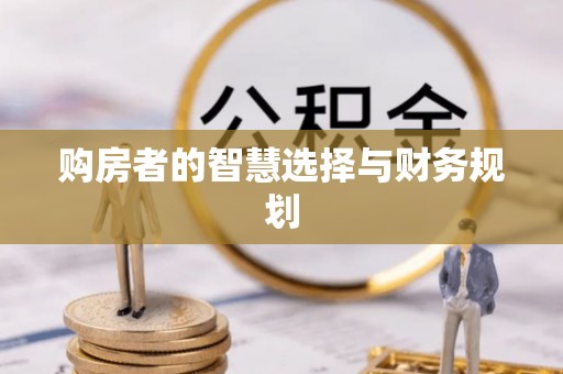 吴兴购房者的智慧选择与财务规划