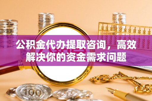 吴兴公积金代办提取咨询，高效解决你的资金需求问题
