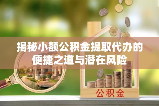 吴兴揭秘小额公积金提取代办的便捷之道与潜在风险